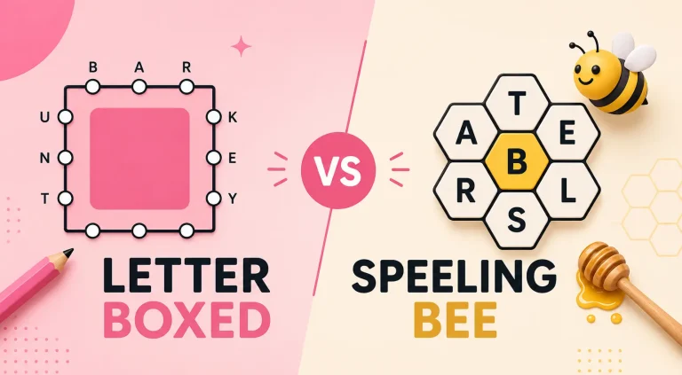 Letter Boxed vs Spelling Bee